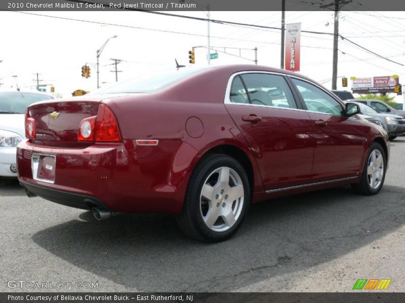 Red Jewel Tintcoat / Titanium 2010 Chevrolet Malibu LT Sedan