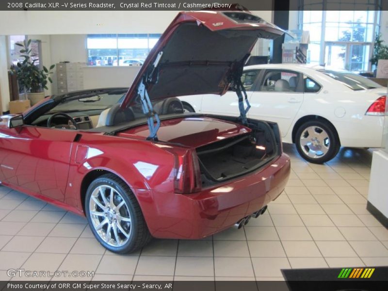 Crystal Red Tintcoat / Cashmere/Ebony 2008 Cadillac XLR -V Series Roadster