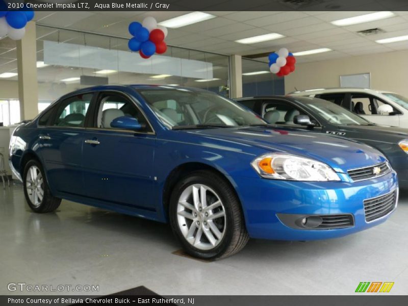 Aqua Blue Metallic / Gray 2010 Chevrolet Impala LTZ