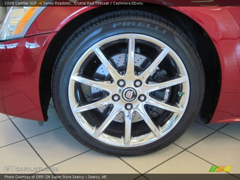 Crystal Red Tintcoat / Cashmere/Ebony 2008 Cadillac XLR -V Series Roadster