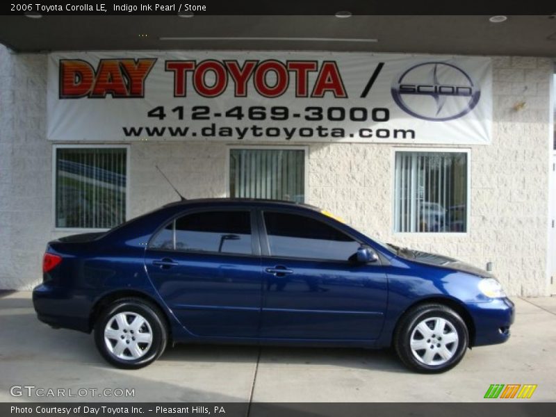 Indigo Ink Pearl / Stone 2006 Toyota Corolla LE