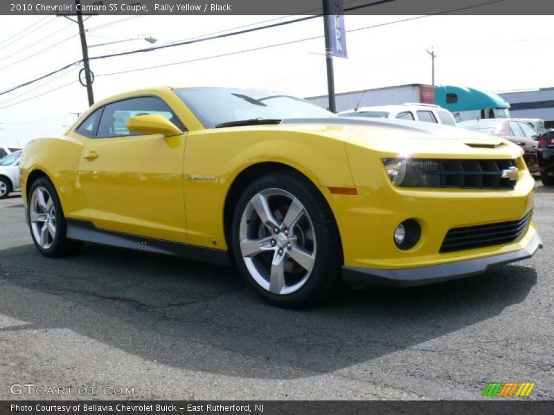 Rally Yellow / Black 2010 Chevrolet Camaro SS Coupe