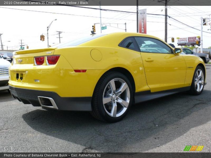 Rally Yellow / Black 2010 Chevrolet Camaro SS Coupe