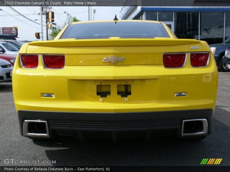 Rally Yellow / Black 2010 Chevrolet Camaro SS Coupe