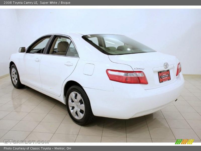 Super White / Bisque 2008 Toyota Camry LE