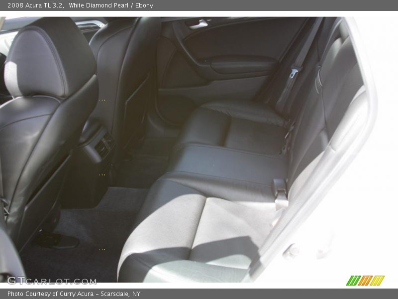 White Diamond Pearl / Ebony 2008 Acura TL 3.2