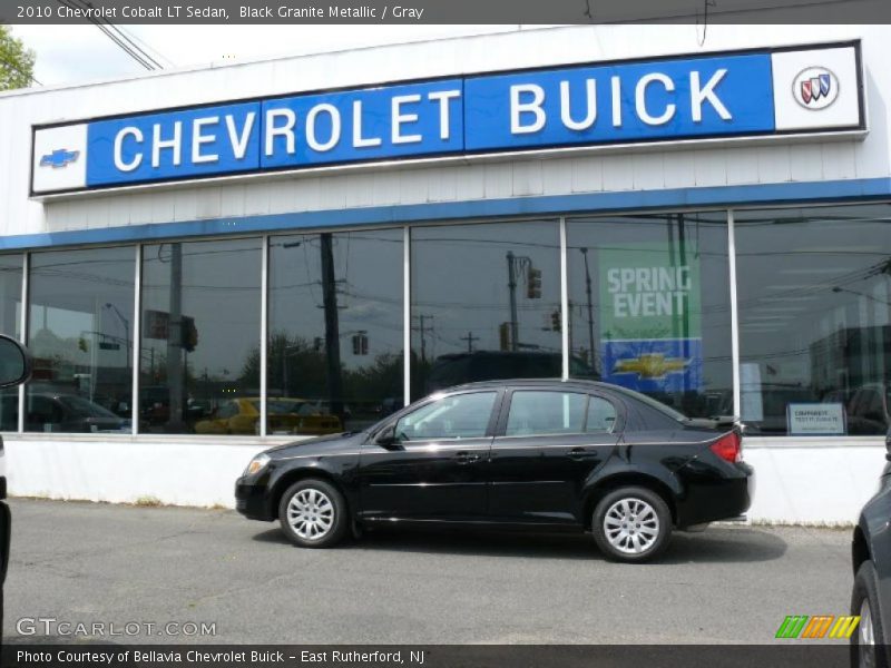 Black Granite Metallic / Gray 2010 Chevrolet Cobalt LT Sedan