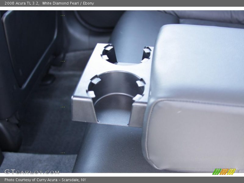 White Diamond Pearl / Ebony 2008 Acura TL 3.2