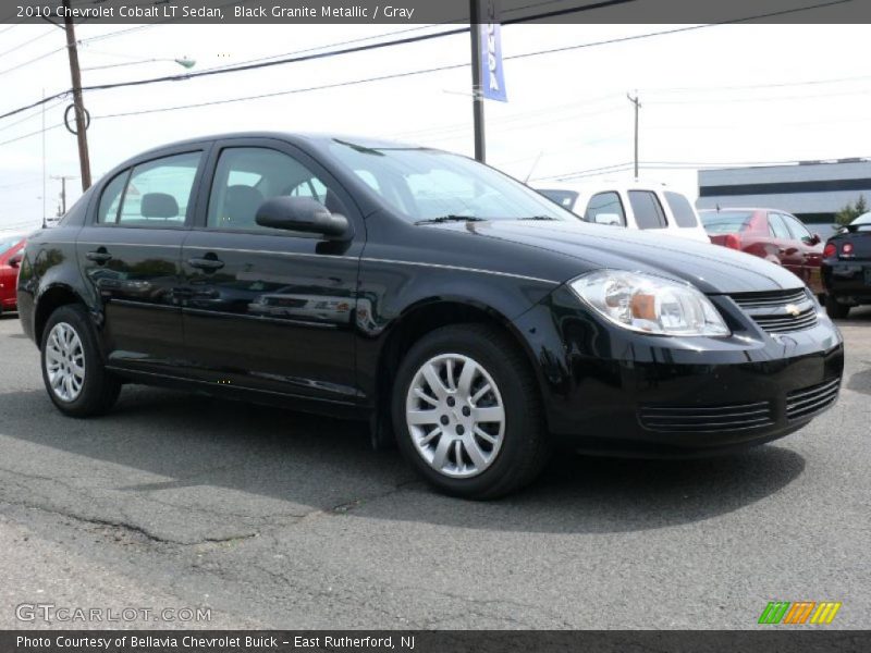 Black Granite Metallic / Gray 2010 Chevrolet Cobalt LT Sedan