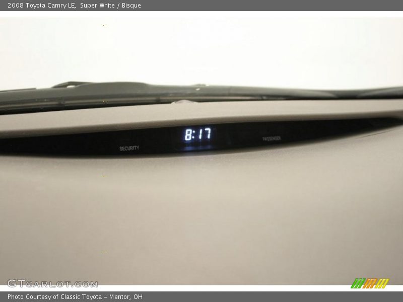 Super White / Bisque 2008 Toyota Camry LE