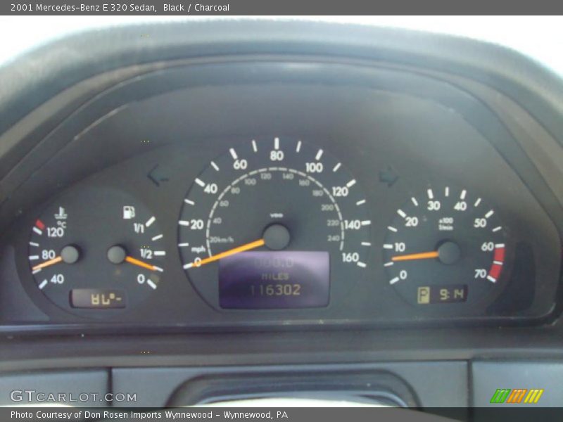 Black / Charcoal 2001 Mercedes-Benz E 320 Sedan