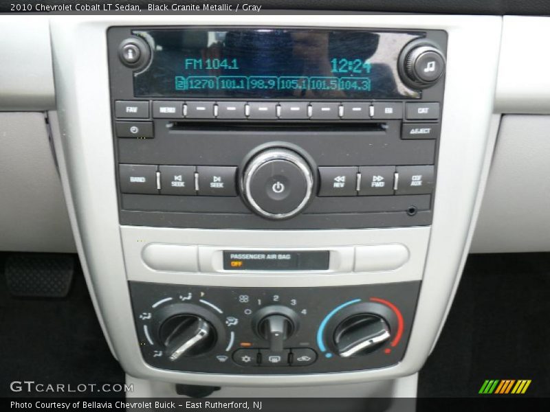 Black Granite Metallic / Gray 2010 Chevrolet Cobalt LT Sedan