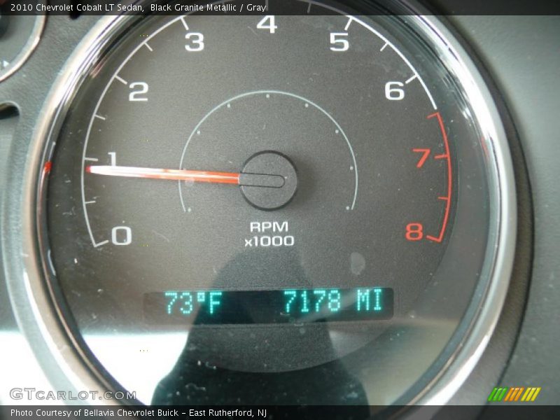 Black Granite Metallic / Gray 2010 Chevrolet Cobalt LT Sedan