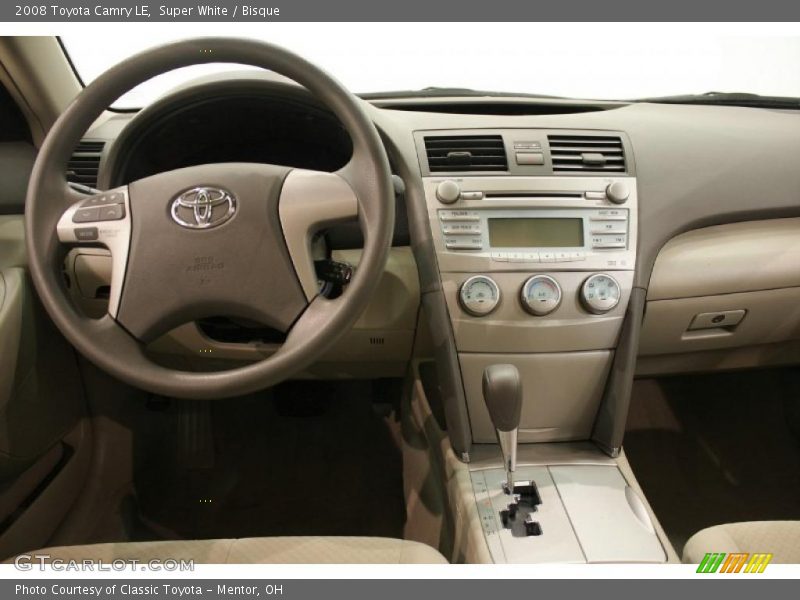 Super White / Bisque 2008 Toyota Camry LE