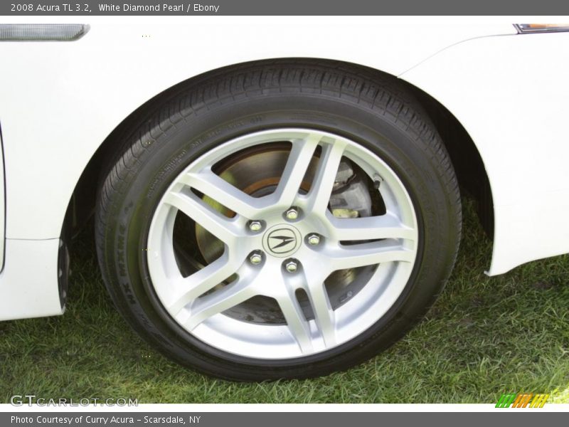 White Diamond Pearl / Ebony 2008 Acura TL 3.2