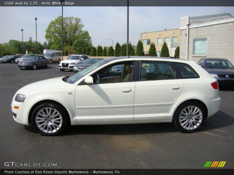 Arctic White / Beige 2006 Audi A3 2.0T