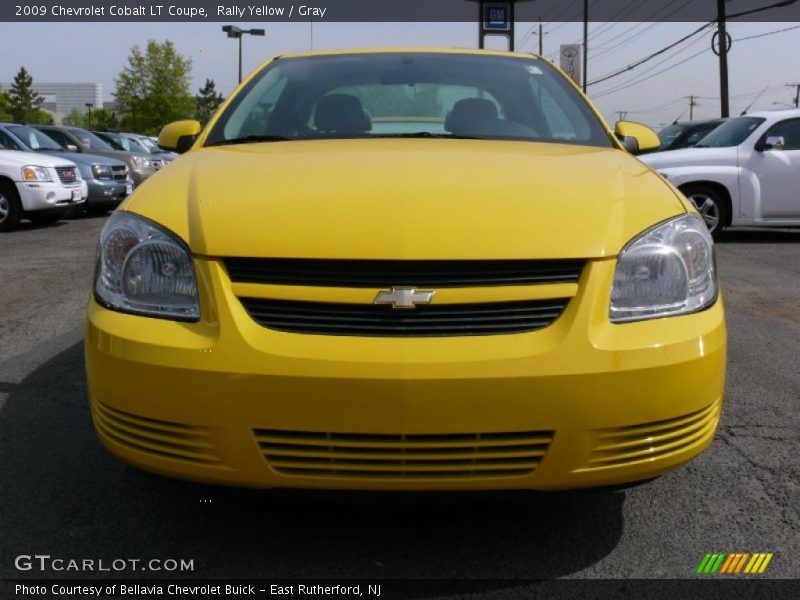 Rally Yellow / Gray 2009 Chevrolet Cobalt LT Coupe