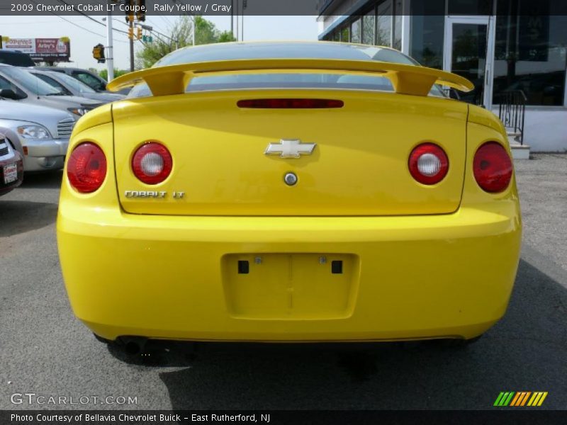 Rally Yellow / Gray 2009 Chevrolet Cobalt LT Coupe