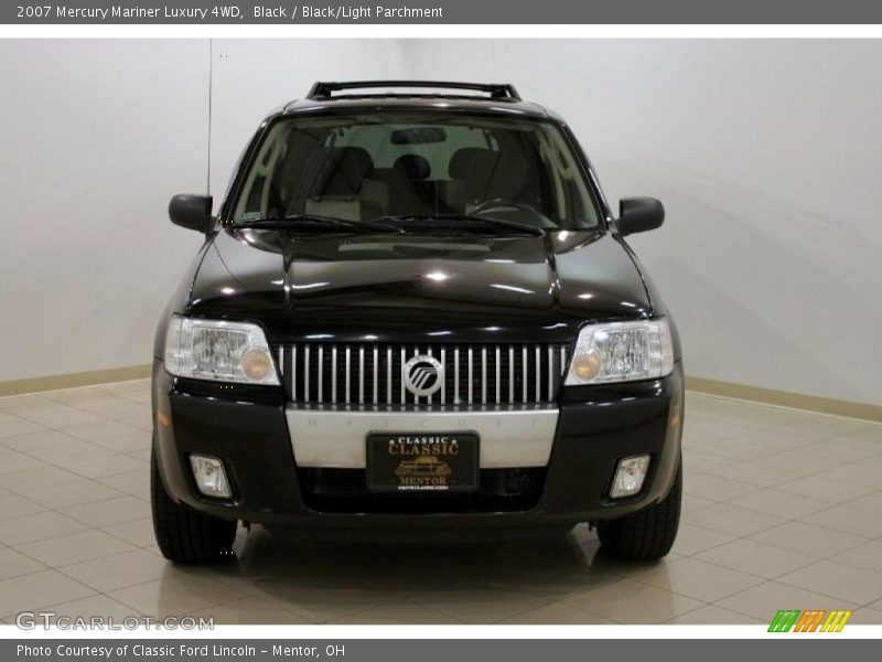 Black / Black/Light Parchment 2007 Mercury Mariner Luxury 4WD