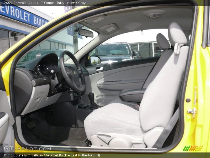 Rally Yellow / Gray 2009 Chevrolet Cobalt LT Coupe