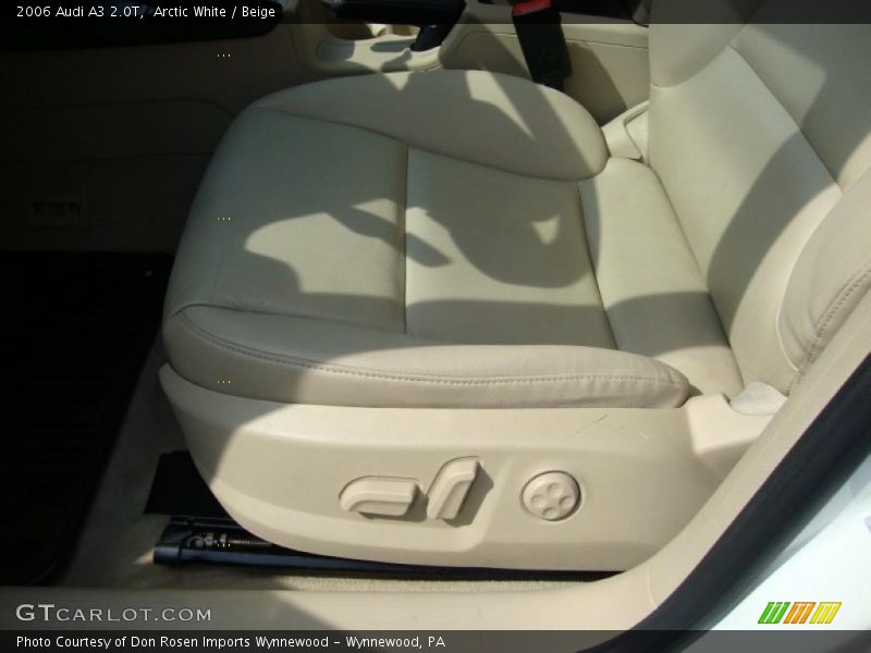 Arctic White / Beige 2006 Audi A3 2.0T