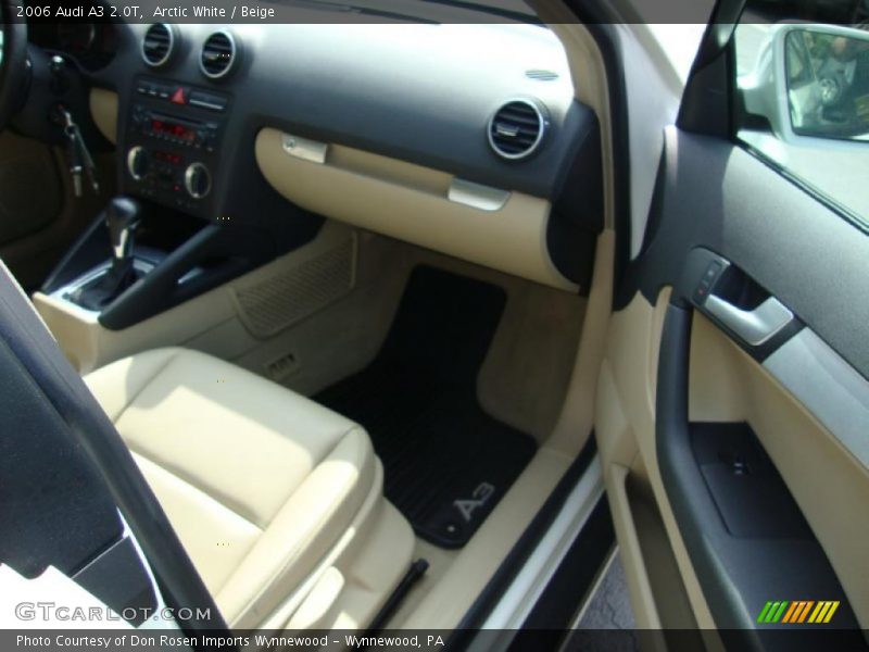 Arctic White / Beige 2006 Audi A3 2.0T