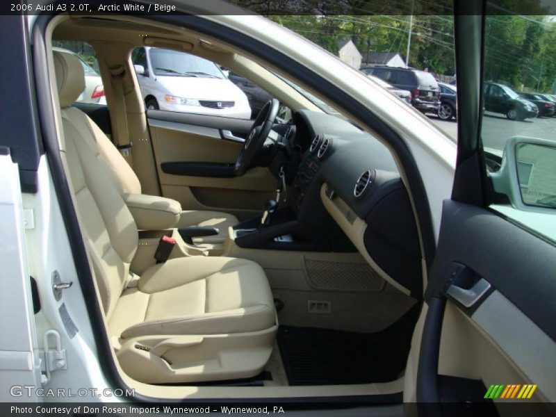 Arctic White / Beige 2006 Audi A3 2.0T