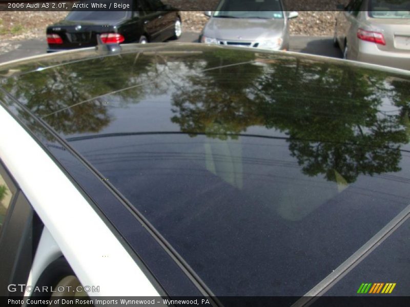 Arctic White / Beige 2006 Audi A3 2.0T
