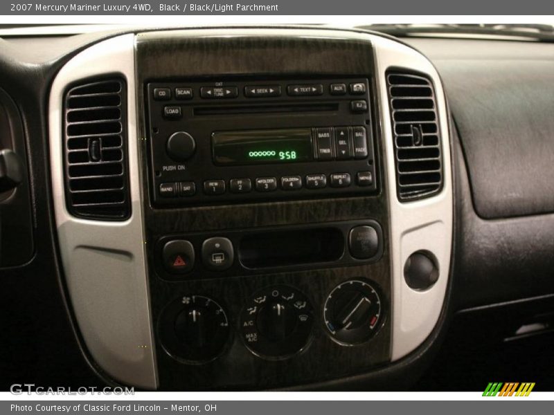 Black / Black/Light Parchment 2007 Mercury Mariner Luxury 4WD