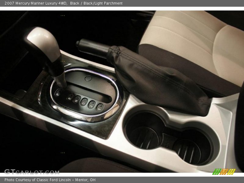 Black / Black/Light Parchment 2007 Mercury Mariner Luxury 4WD