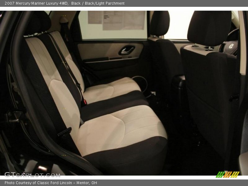 Black / Black/Light Parchment 2007 Mercury Mariner Luxury 4WD