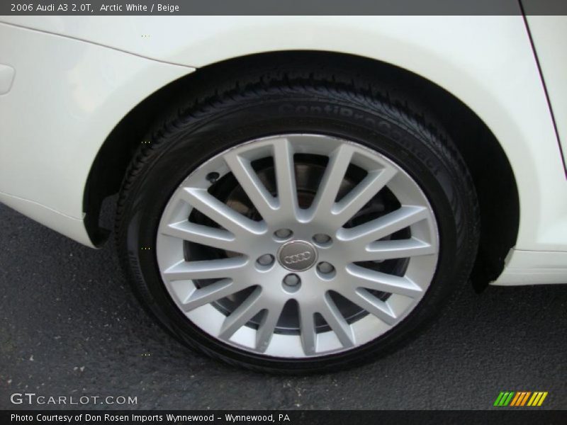 Arctic White / Beige 2006 Audi A3 2.0T