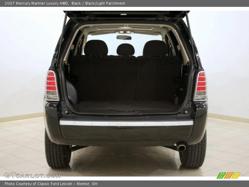 Black / Black/Light Parchment 2007 Mercury Mariner Luxury 4WD