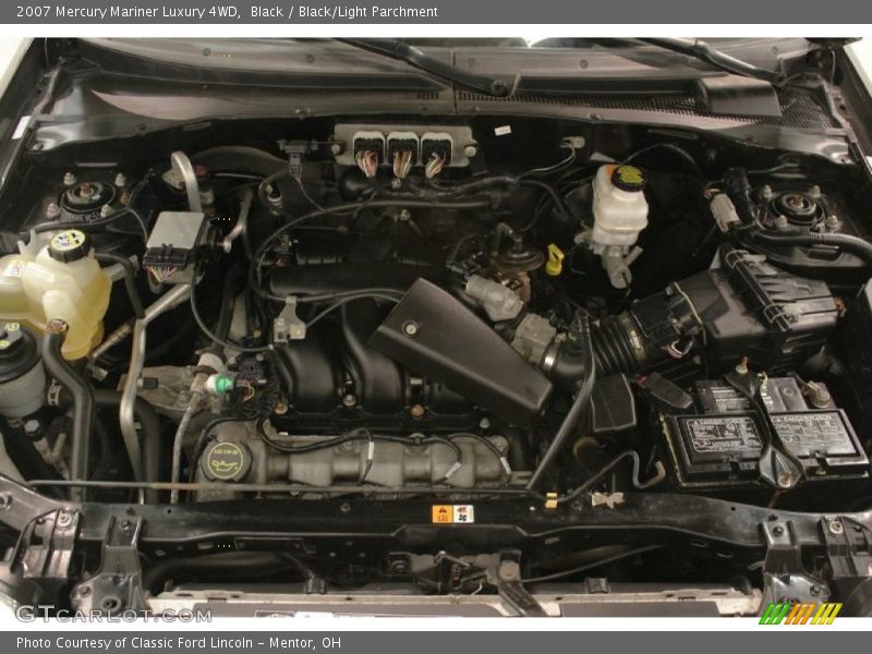 Black / Black/Light Parchment 2007 Mercury Mariner Luxury 4WD