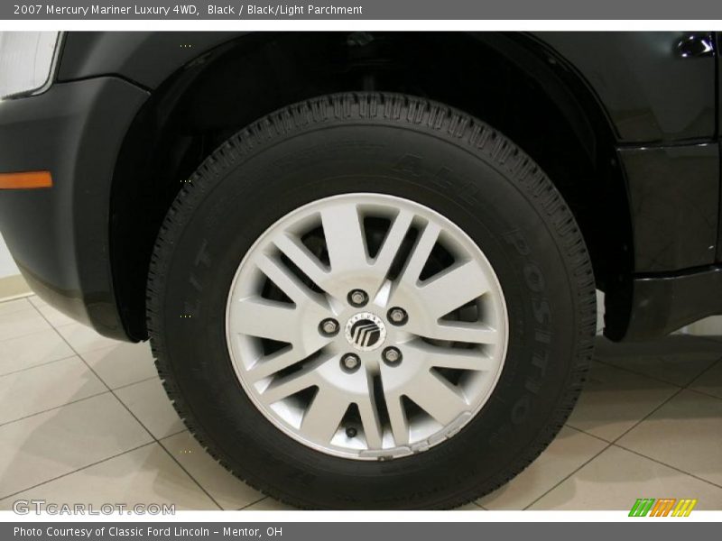 Black / Black/Light Parchment 2007 Mercury Mariner Luxury 4WD