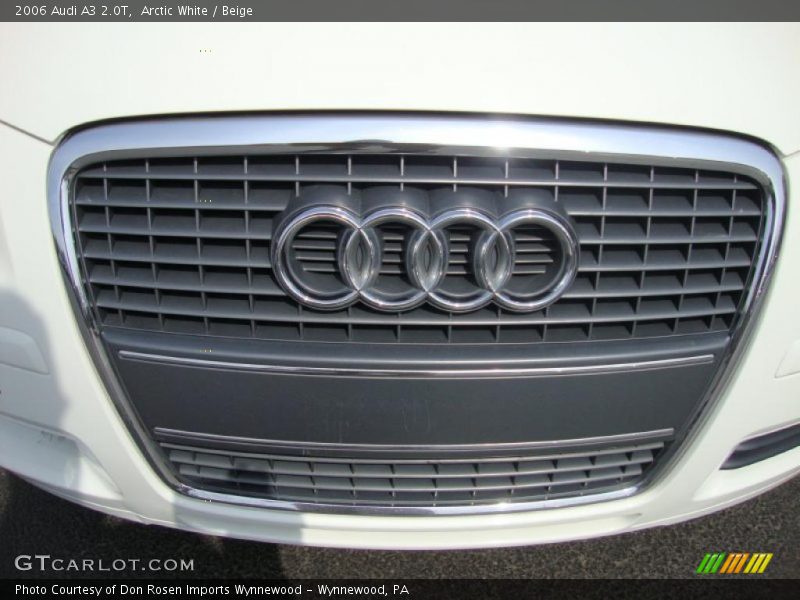 Arctic White / Beige 2006 Audi A3 2.0T