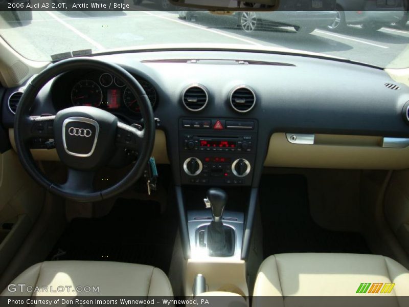 Arctic White / Beige 2006 Audi A3 2.0T