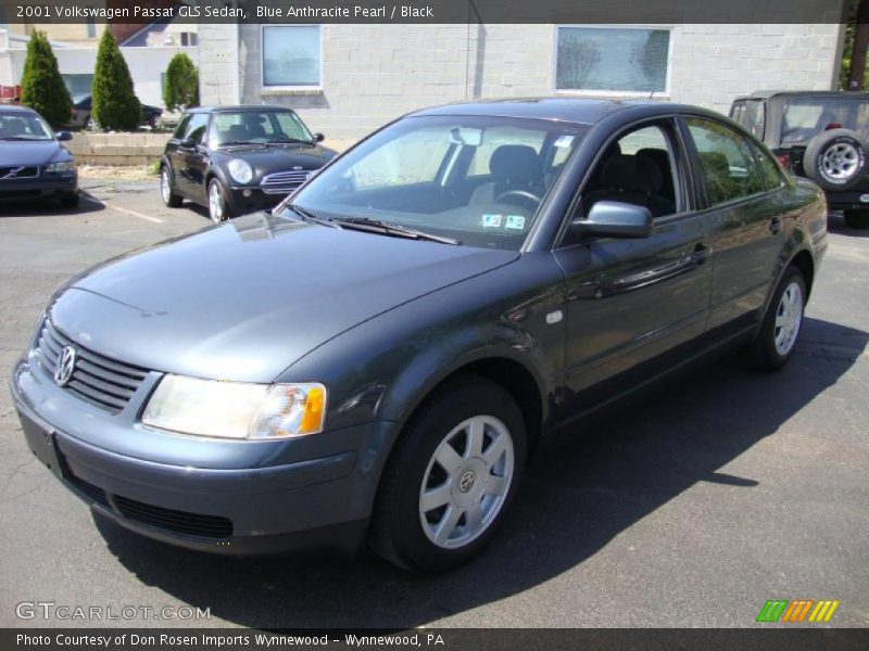 Blue Anthracite Pearl / Black 2001 Volkswagen Passat GLS Sedan
