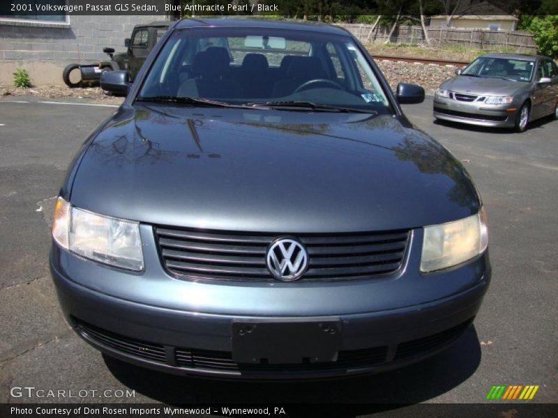 Blue Anthracite Pearl / Black 2001 Volkswagen Passat GLS Sedan