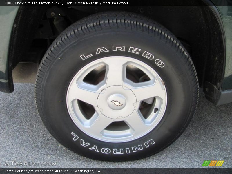 Dark Green Metallic / Medium Pewter 2003 Chevrolet TrailBlazer LS 4x4