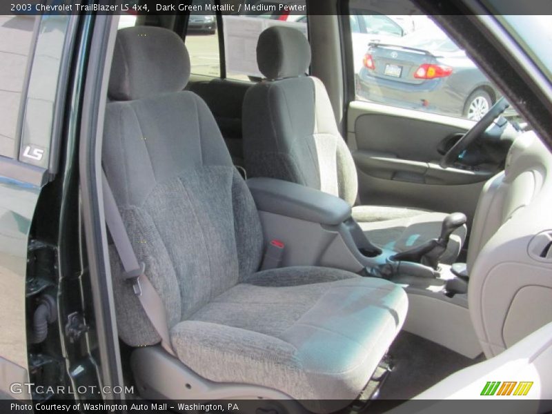 Dark Green Metallic / Medium Pewter 2003 Chevrolet TrailBlazer LS 4x4
