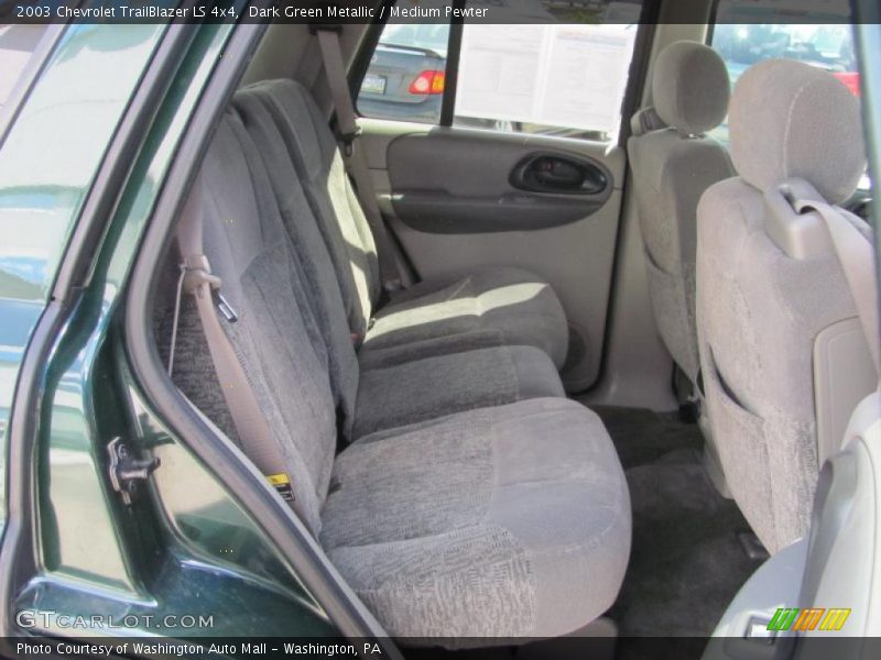 Dark Green Metallic / Medium Pewter 2003 Chevrolet TrailBlazer LS 4x4
