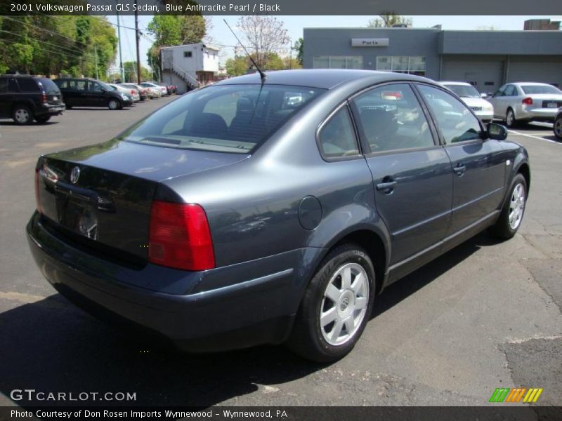 Blue Anthracite Pearl / Black 2001 Volkswagen Passat GLS Sedan