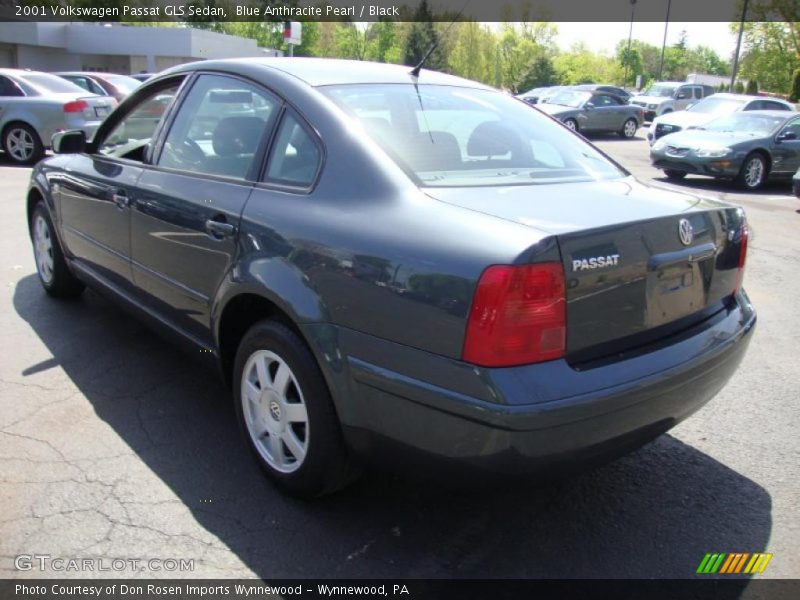 Blue Anthracite Pearl / Black 2001 Volkswagen Passat GLS Sedan