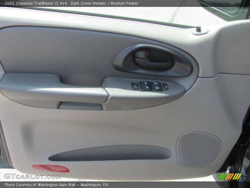 Dark Green Metallic / Medium Pewter 2003 Chevrolet TrailBlazer LS 4x4
