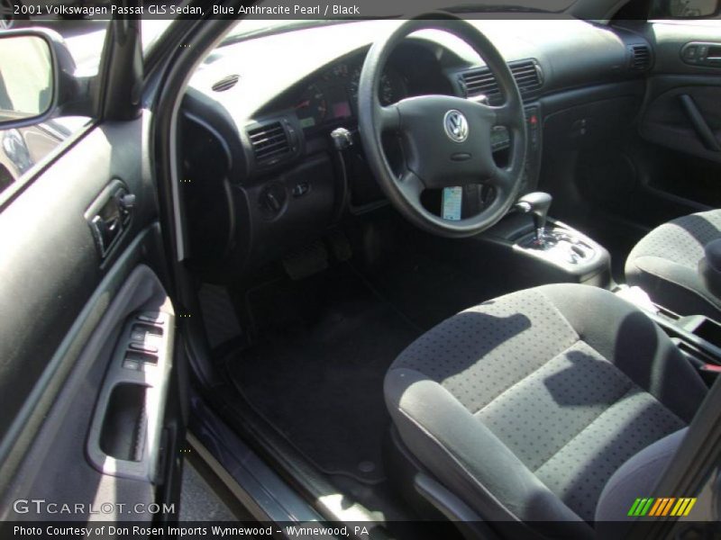 Blue Anthracite Pearl / Black 2001 Volkswagen Passat GLS Sedan