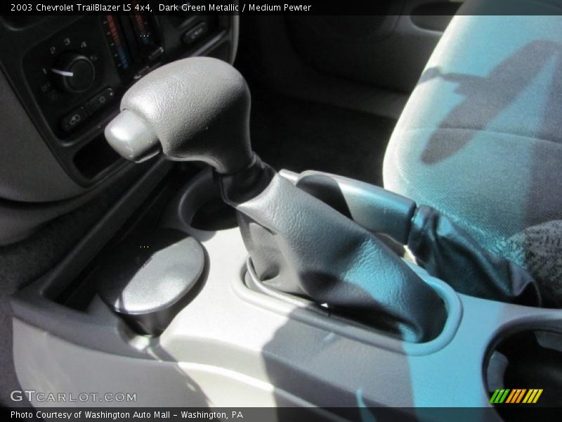 Dark Green Metallic / Medium Pewter 2003 Chevrolet TrailBlazer LS 4x4