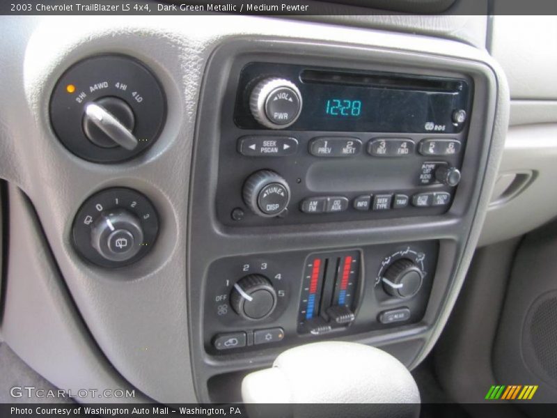 Dark Green Metallic / Medium Pewter 2003 Chevrolet TrailBlazer LS 4x4