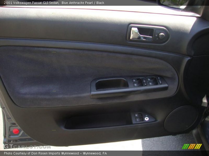 Blue Anthracite Pearl / Black 2001 Volkswagen Passat GLS Sedan