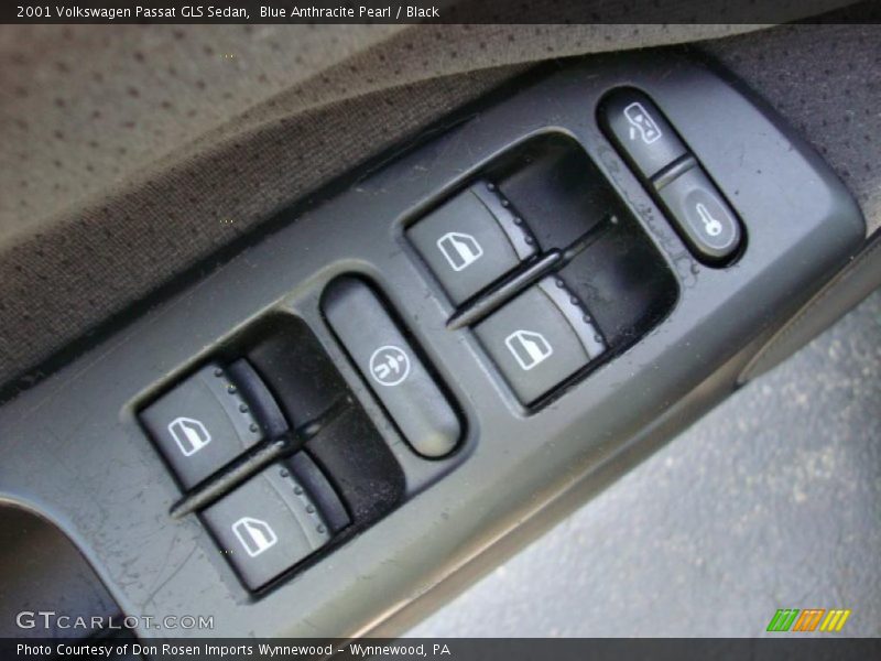Blue Anthracite Pearl / Black 2001 Volkswagen Passat GLS Sedan